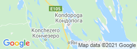 Kondopoga map